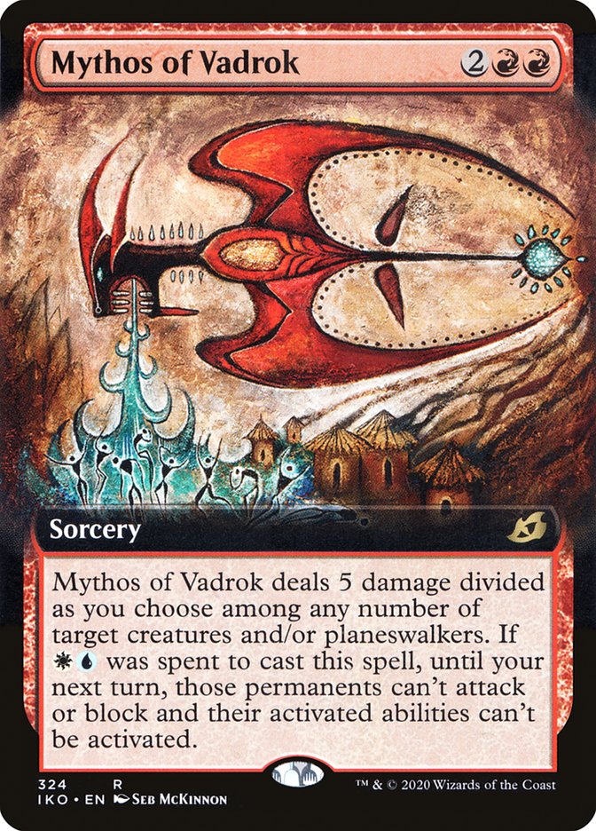 Mythos of Vadrok (Extended Art) [Ikoria: Lair of Behemoths] | Dumpster Cat Games