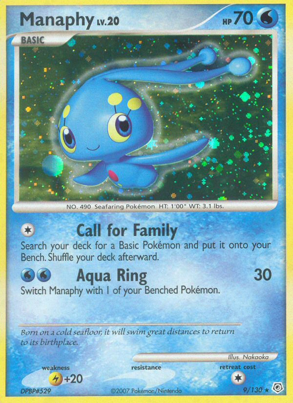 Manaphy (9/130) [Diamond & Pearl: Base Set] | Dumpster Cat Games