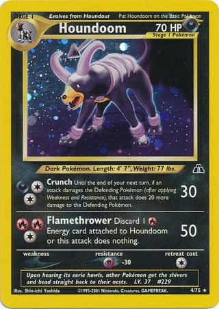 Houndoom (4/75) [Neo Discovery Unlimited] | Dumpster Cat Games