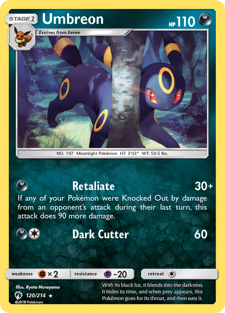 Umbreon (120/214) [Sun & Moon: Lost Thunder] | Dumpster Cat Games