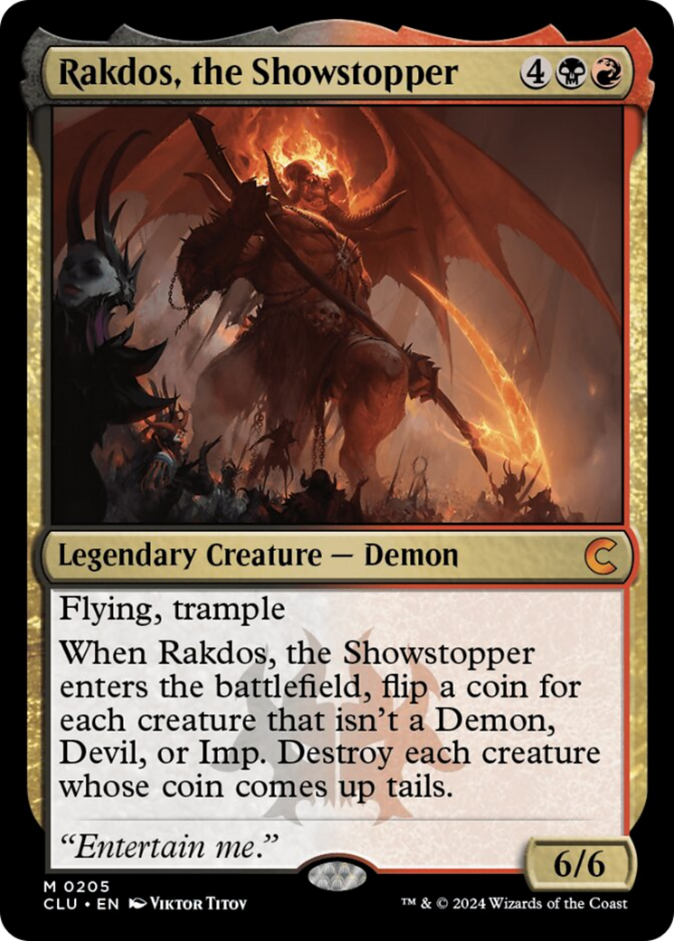 Rakdos, the Showstopper [Ravnica: Clue Edition] | Dumpster Cat Games