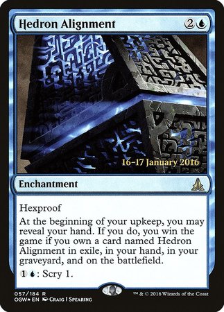 Hedron Alignment [Oath of the Gatewatch Promos] | Dumpster Cat Games