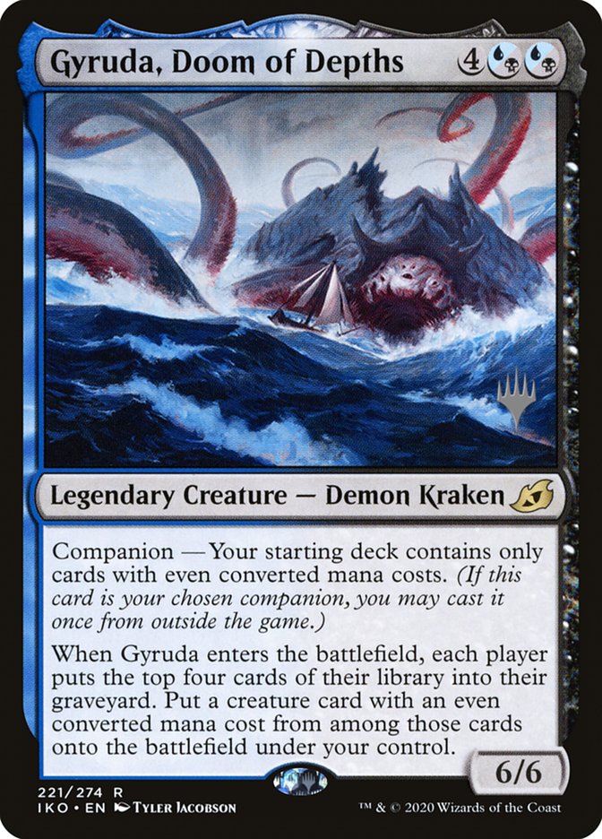 Gyruda, Doom of Depths (Promo Pack) [Ikoria: Lair of Behemoths Promos] | Dumpster Cat Games