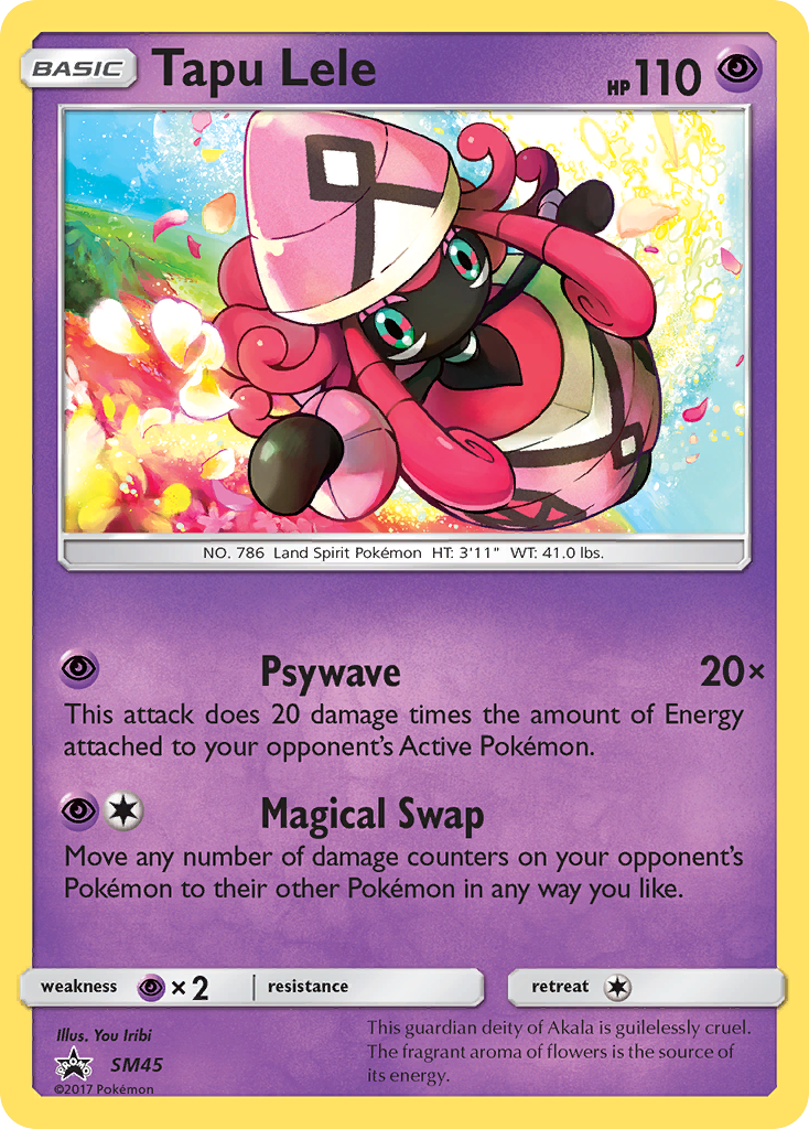 Tapu Lele (SM45) [Sun & Moon: Black Star Promos] | Dumpster Cat Games