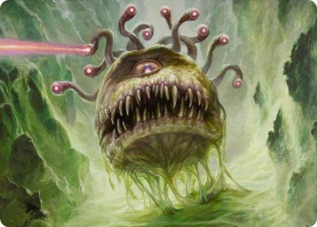 Beholder Art Card [Dungeons & Dragons: Adventures in the Forgotten Realms Art Series] | Dumpster Cat Games