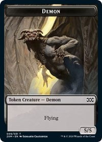 Demon // Germ Double-sided Token [Double Masters Tokens] | Dumpster Cat Games