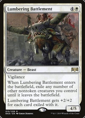 Lumbering Battlement [Ravnica Allegiance] | Dumpster Cat Games