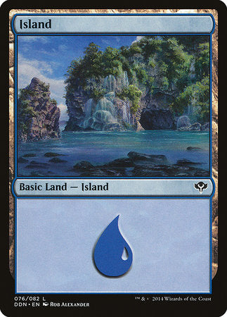 Island (76) [Duel Decks: Speed vs. Cunning] | Dumpster Cat Games