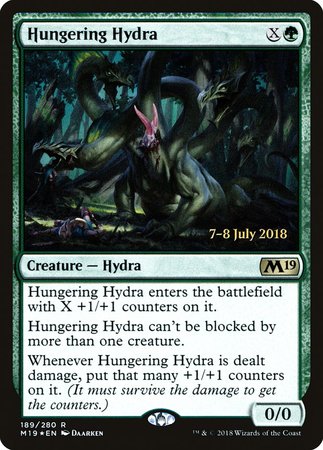 Hungering Hydra [Core Set 2019 Promos] | Dumpster Cat Games