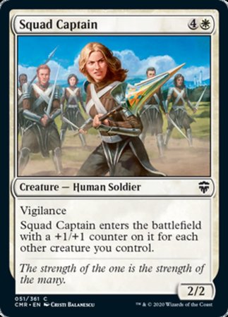 Squad Captain [Commander Legends] | Dumpster Cat Games