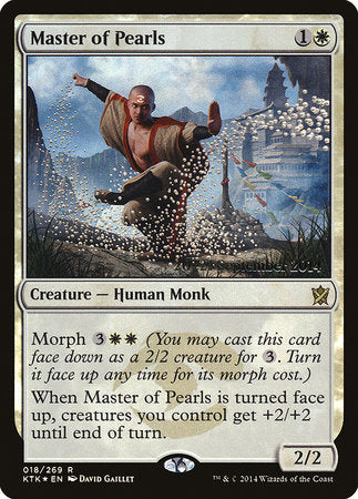 Master of Pearls [Khans of Tarkir Promos] | Dumpster Cat Games