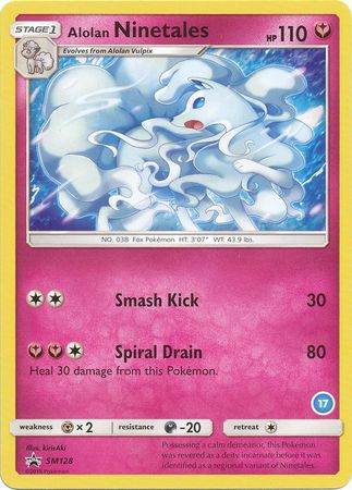 Alolan Ninetales (SM128) (Deck Exclusive #17) [Sun & Moon: Trainer Kit - Alolan Ninetales] | Dumpster Cat Games