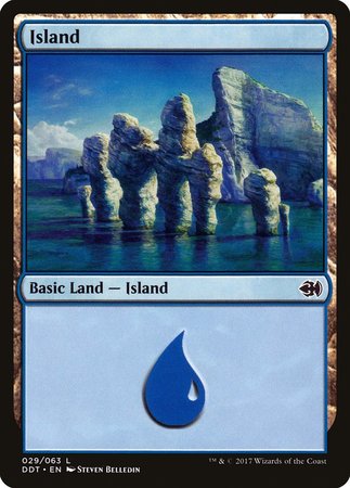 Island (29) [Duel Decks: Merfolk vs. Goblins] | Dumpster Cat Games