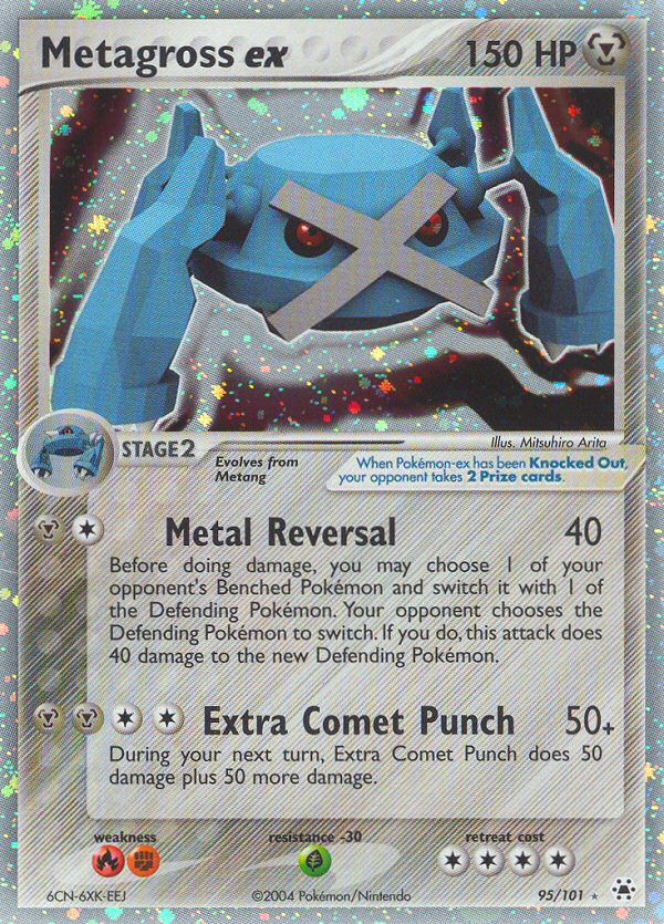 Metagross ex (95/101) [EX: Hidden Legends] | Dumpster Cat Games