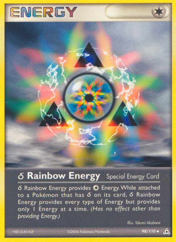 Rainbow Energy (98/110) (Delta Species) [EX: Holon Phantoms] | Dumpster Cat Games