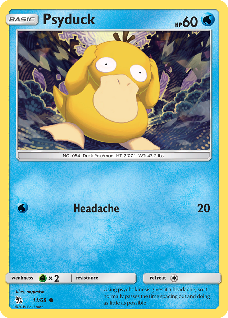 Psyduck (11/68) [Sun & Moon: Hidden Fates] | Dumpster Cat Games