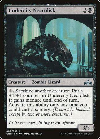 Undercity Necrolisk [Guilds of Ravnica] | Dumpster Cat Games