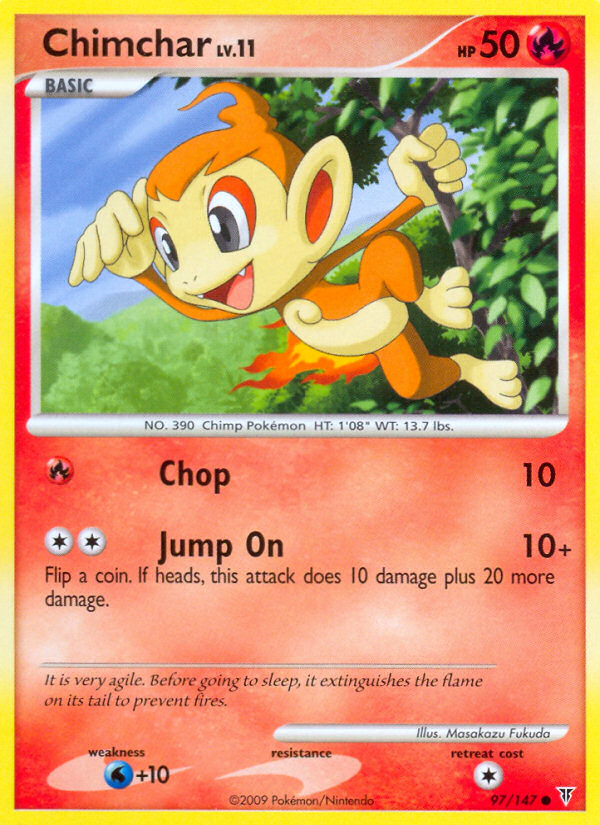 Chimchar (97/147) [Platinum: Supreme Victors] | Dumpster Cat Games