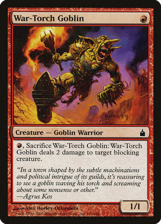 War-Torch Goblin [Ravnica: City of Guilds] | Dumpster Cat Games