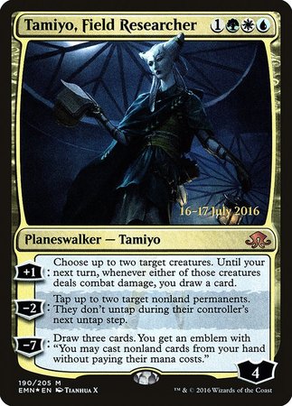 Tamiyo, Field Researcher [Eldritch Moon Promos] | Dumpster Cat Games