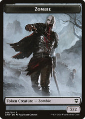 Treasure // Zombie Token [Commander Legends Tokens] | Dumpster Cat Games