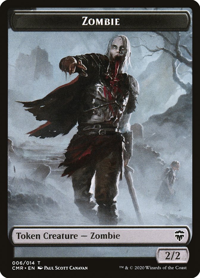 Soldier Token // Zombie Token [Commander Legends Tokens] | Dumpster Cat Games