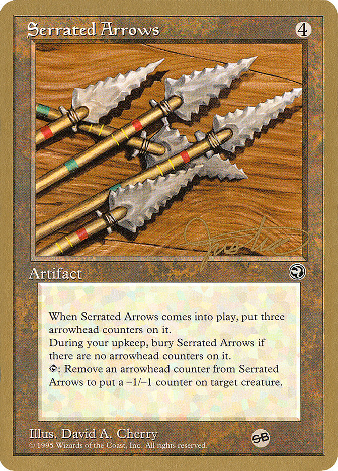 Serrated Arrows (Mark Justice) (SB) [Pro Tour Collector Set] | Dumpster Cat Games