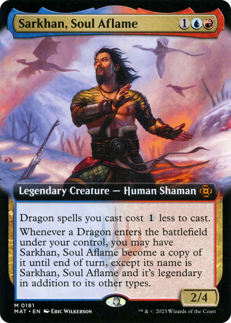 Sarkhan, Soul Aflame (Extended Art) [March of the Machine: The Aftermath] | Dumpster Cat Games