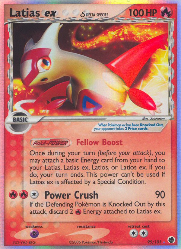 Latias ex (95/101) (Delta Species) [EX: Dragon Frontiers] | Dumpster Cat Games