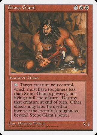 Stone Giant [Fourth Edition] | Dumpster Cat Games