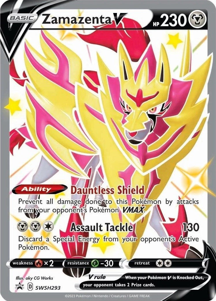 Zamazenta V (SWSH293) [Sword & Shield: Black Star Promos] | Dumpster Cat Games