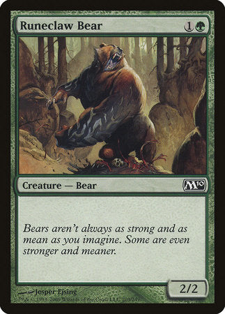 Runeclaw Bear [Magic 2010] | Dumpster Cat Games