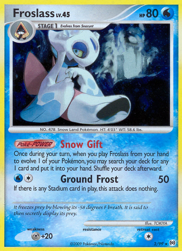 Froslass (2/99) [Platinum: Arceus] | Dumpster Cat Games