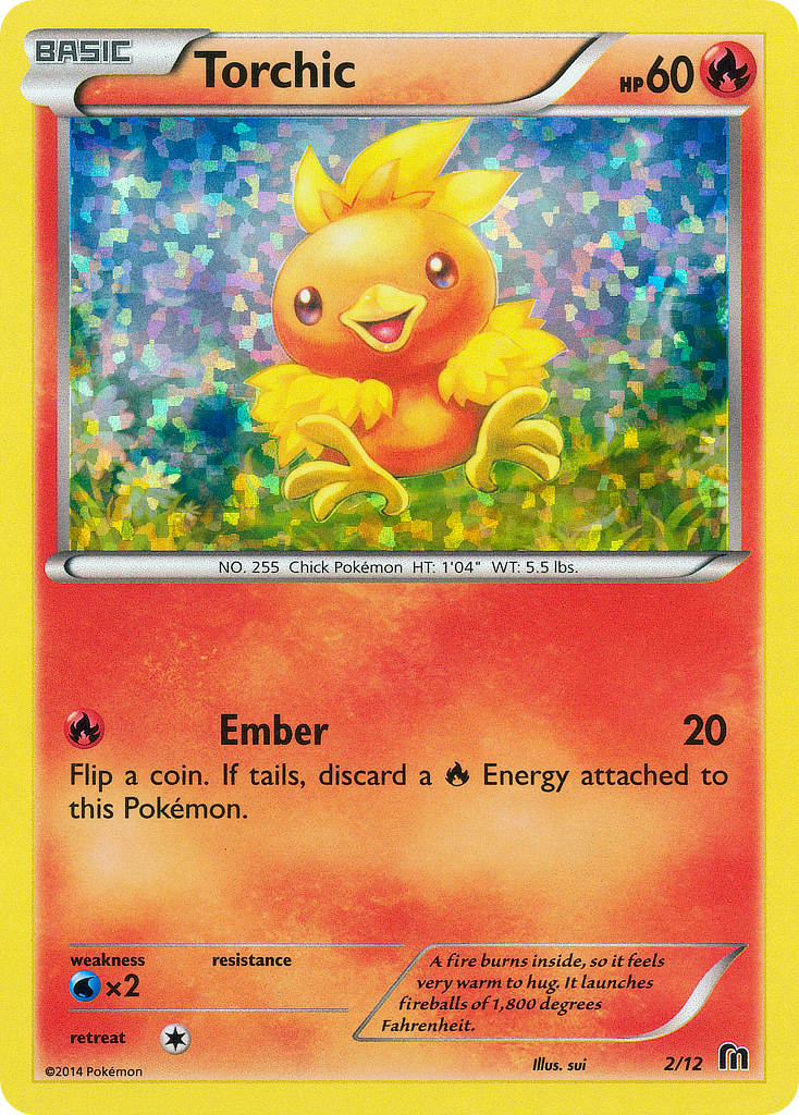 Torchic (2/12) [McDonald's Promos: 2016 Collection] | Dumpster Cat Games