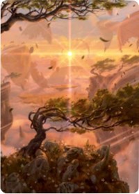 Windswept Heath Art Card [Zendikar Rising Art Series] | Dumpster Cat Games