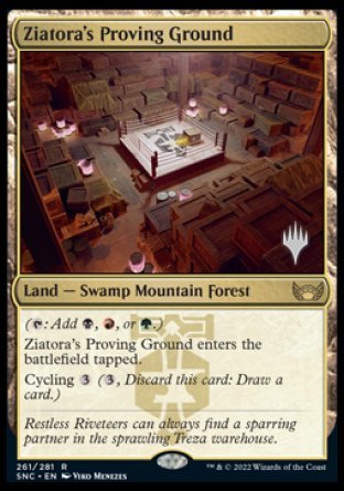 Ziatora's Proving Ground (Promo Pack) [Streets of New Capenna Promos] | Dumpster Cat Games