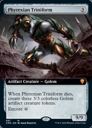 Phyrexian Triniform (Extended Art) [Commander Legends] | Dumpster Cat Games