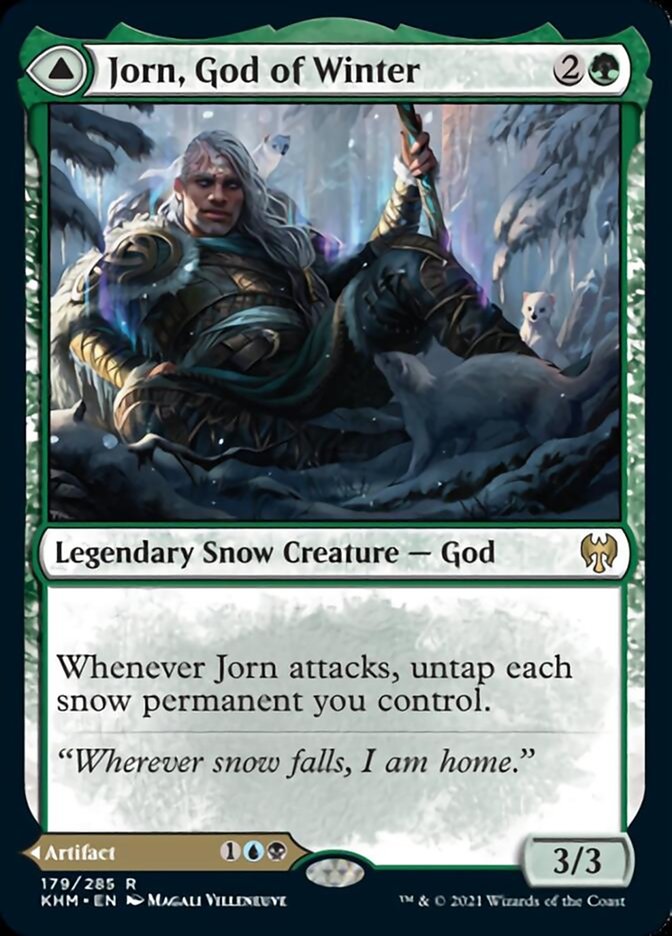 Jorn, God of Winter // Kaldring, the Rimestaff [Kaldheim] | Dumpster Cat Games