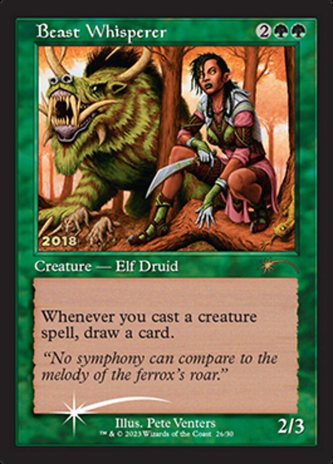 Beast Whisperer [30th Anniversary Promos] | Dumpster Cat Games