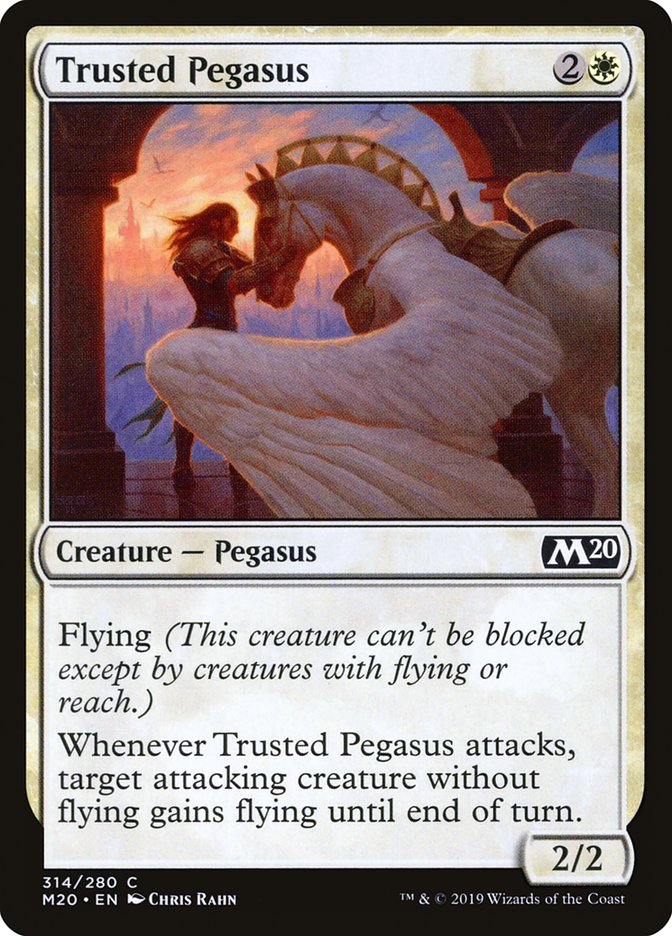 Trusted Pegasus [Core Set 2020] | Dumpster Cat Games