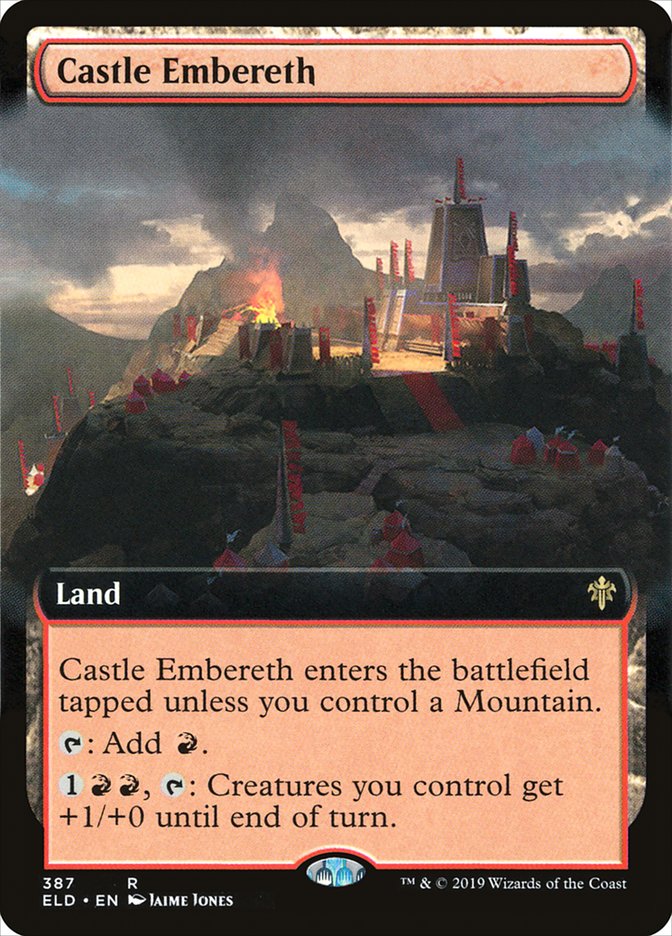 Castle Embereth (Extended Art) [Throne of Eldraine] | Dumpster Cat Games