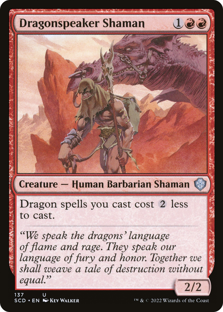 Dragonspeaker Shaman [Starter Commander Decks] | Dumpster Cat Games