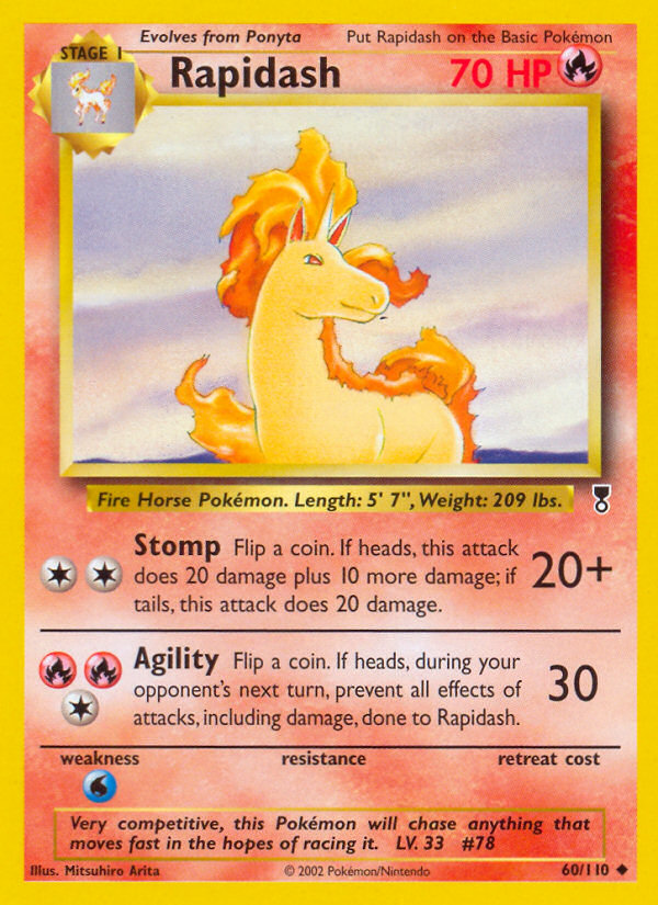 Rapidash (60/110) [Legendary Collection] | Dumpster Cat Games