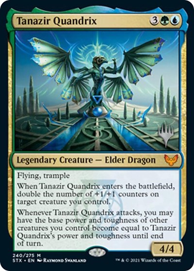 Tanazir Quandrix (Promo Pack) [Strixhaven: School of Mages Promos] | Dumpster Cat Games