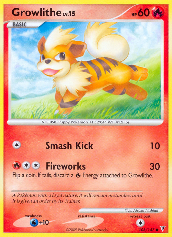 Growlithe (108/147) [Platinum: Supreme Victors] | Dumpster Cat Games