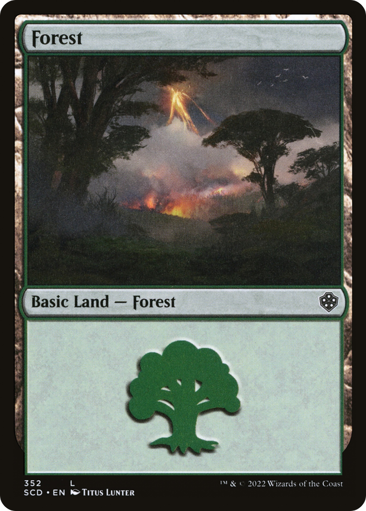 Forest (352) [Starter Commander Decks] | Dumpster Cat Games