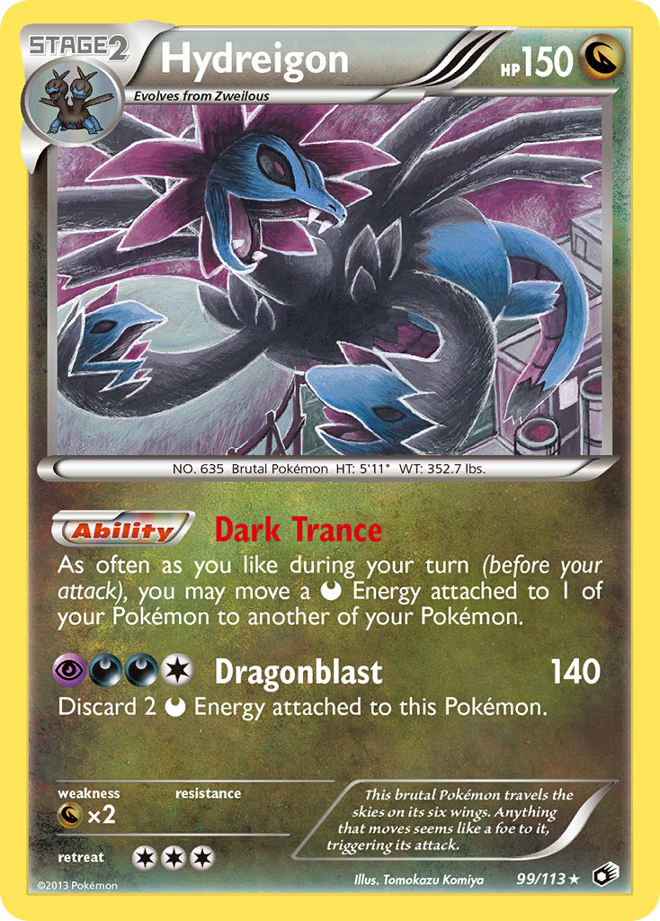 Hydreigon (99/113) [Black & White: Legendary Treasures] | Dumpster Cat Games