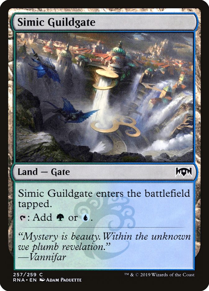 Simic Guildgate (257/259) [Ravnica Allegiance] | Dumpster Cat Games