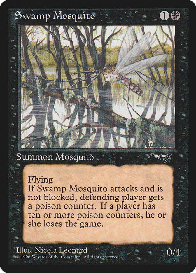 Swamp Mosquito (Facing Side) [Alliances] | Dumpster Cat Games