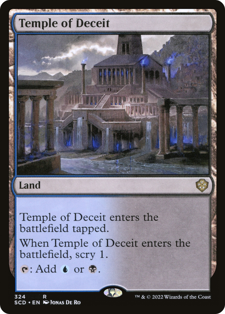 Temple of Deceit [Starter Commander Decks] | Dumpster Cat Games